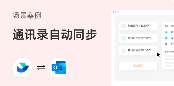 飛書(shū)到Outlook通訊錄自動(dòng)同步